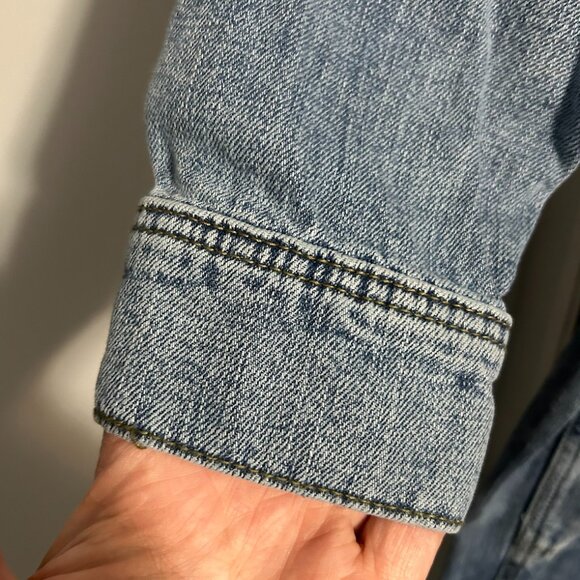 NWT Universal Thread Utility Baggy Denim Jumpsuit Women's Size 10 - Picture 6 of 14